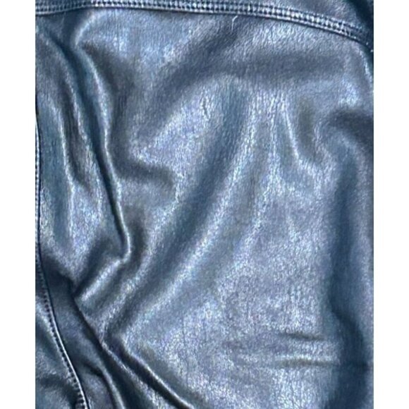 (5 for $25) Vylette™ Faux Leather Ponte Leggings in Black Size Medium - Picture 5 of 5